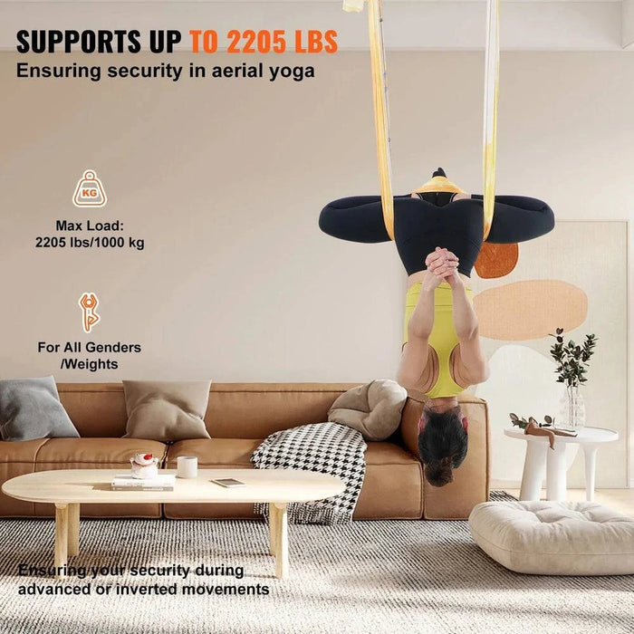 Supports Antigravity Yoga & Inversion Exercises for Spinal Decompression & Flexibility