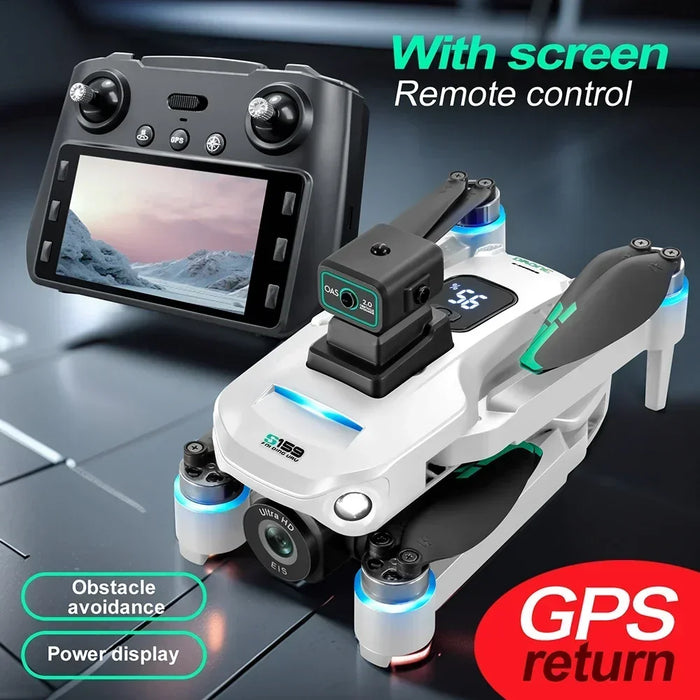Foldable GPS Drone with 8K Lens & Obstacle Avoidance