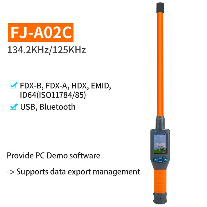 Bluetooth Animal Ear Tag Scanner for Livestock Tracking