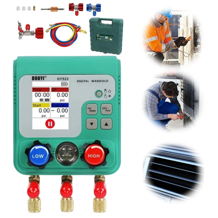 0-6000Kpa Manifold Tester for Refrigeration Systems
