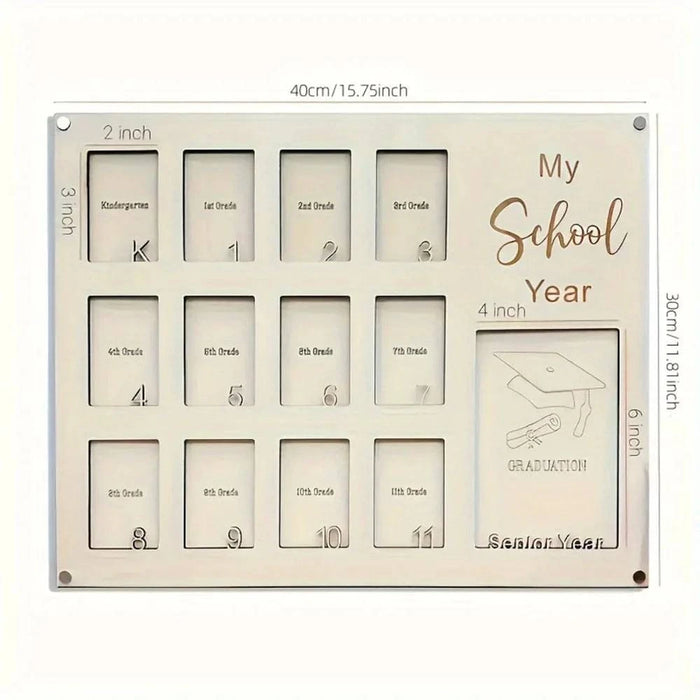  Timeless and vintage design with natural wood finish for cherished memories