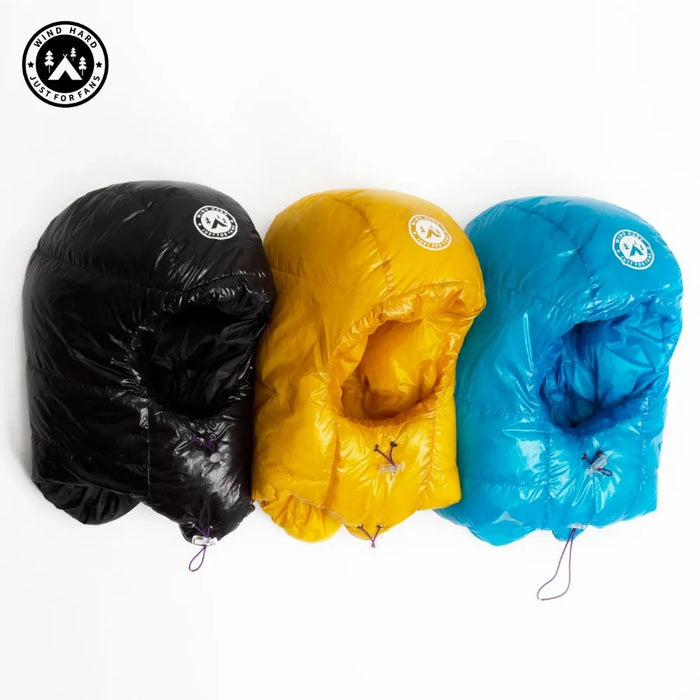 Winter Down Hood, Windproof & Warm for Outdoor Activities Black