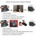 Lightweight and easy to install bass traps for sound clarity improvement