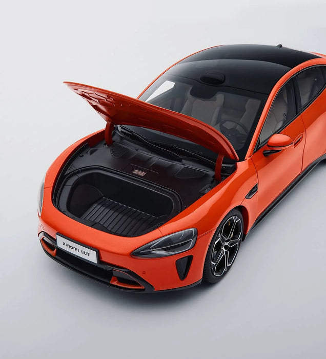 SU7 1:18 Purple Alloy Car Model – Four Fully Open Doors, Rubber Seats