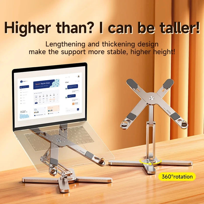 Ergonomic support laptop stand for improved posture and comfort