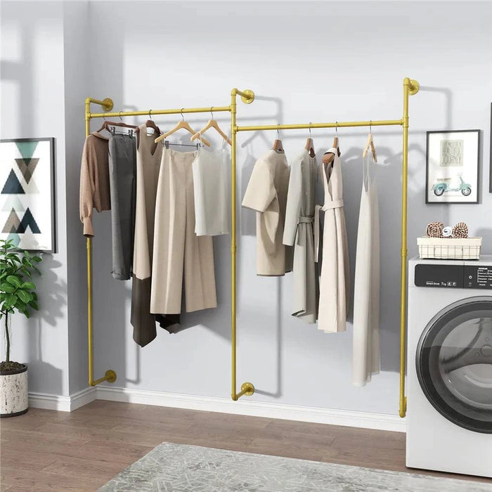 Space-saving design optimized for any room with ample storage for clothes and accessories