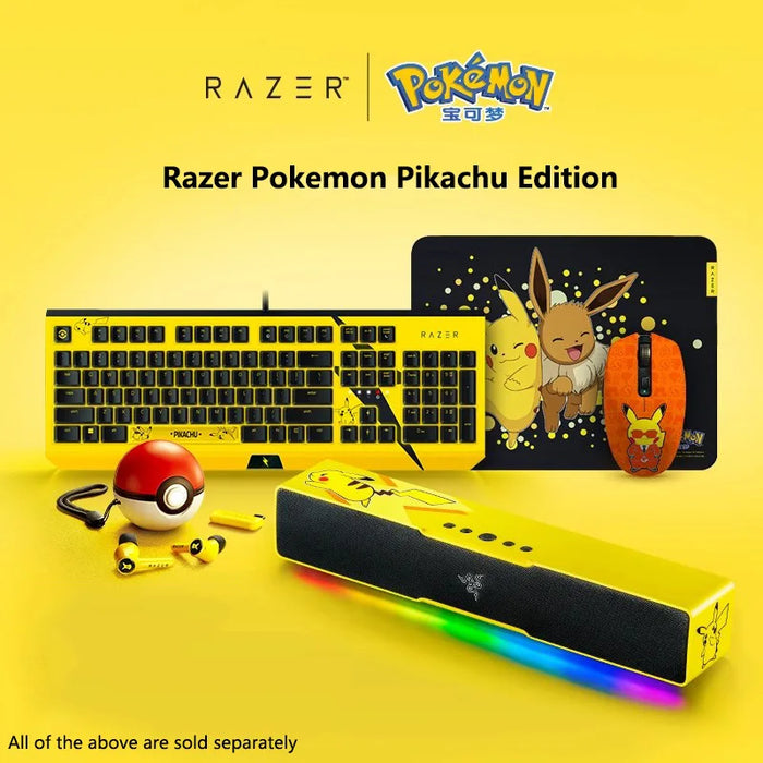 Pikachu Wireless Gaming Headset with ANC and RGB Lighting