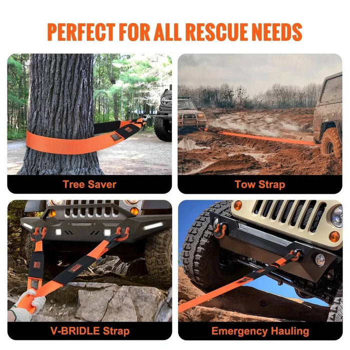  Weather resistant and quick-drying tow strap with waterproof coating 