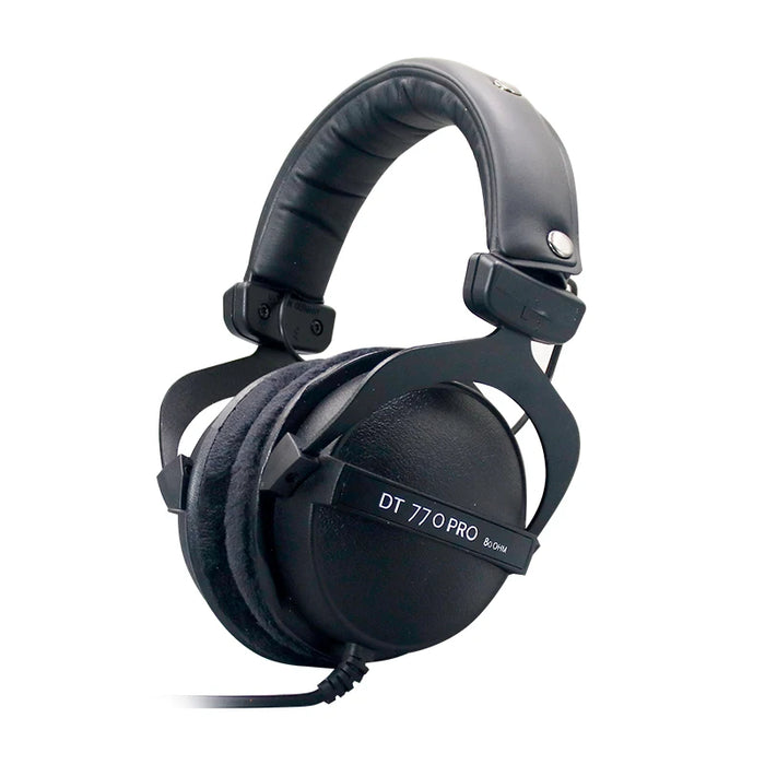 Closed-Back 250Ω Wired Headphones for Mixing & Recording 80 ohm