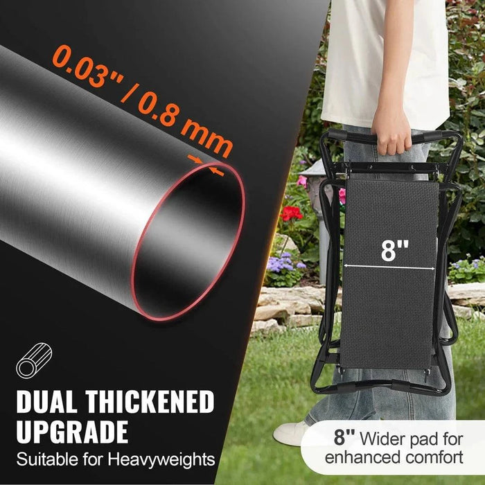 Versatile Garden Kneeler and Seat for Gardening, Camping, and More