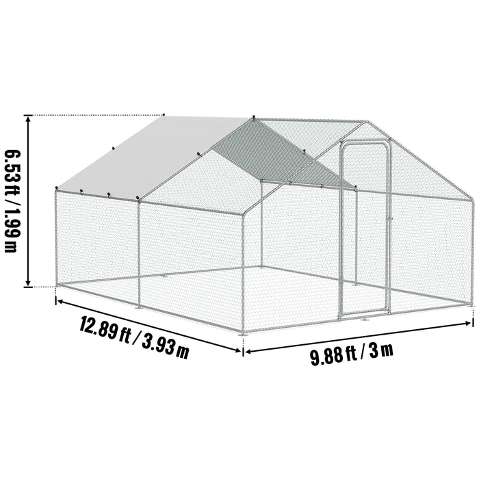 Ideal outdoor enclosure for chickens, ducks, and small animals in backyards, farms, and gardens

