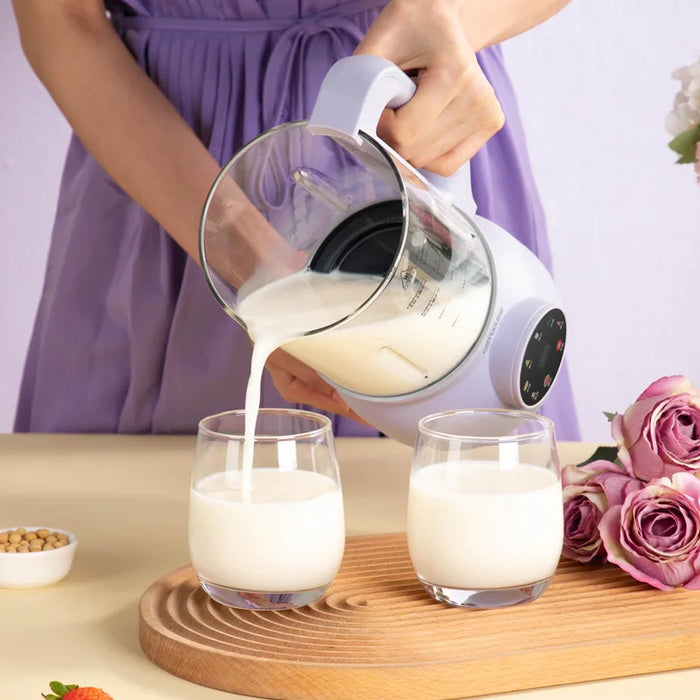 1000ml Wall Breaking Soy Milk Maker & Multifunctional Blender, White