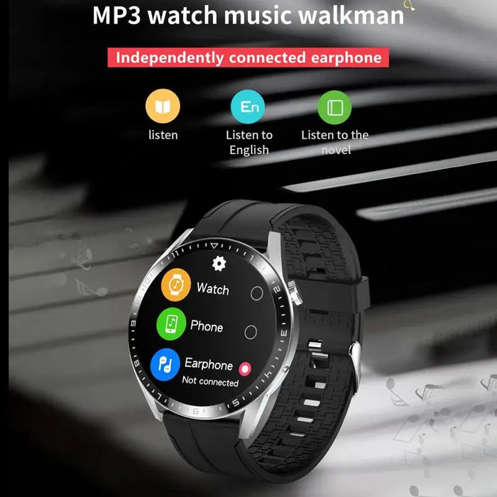 Waterproof Health Smartwatch with Android compatibility