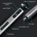 Magnetic attachment for secure bit placement and efficient operation