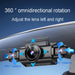 Front, left, and right views captured by the Three-Lens Dash Cam