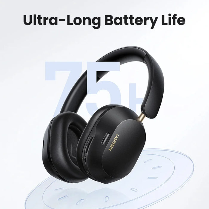 Wireless Bluetooth Headphones, 43dB ANC, 75H Battery, Spatial Audio