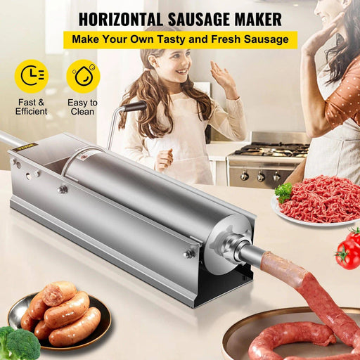 Durable 304 Stainless Steel Sausage Stuffer for Efficient Production