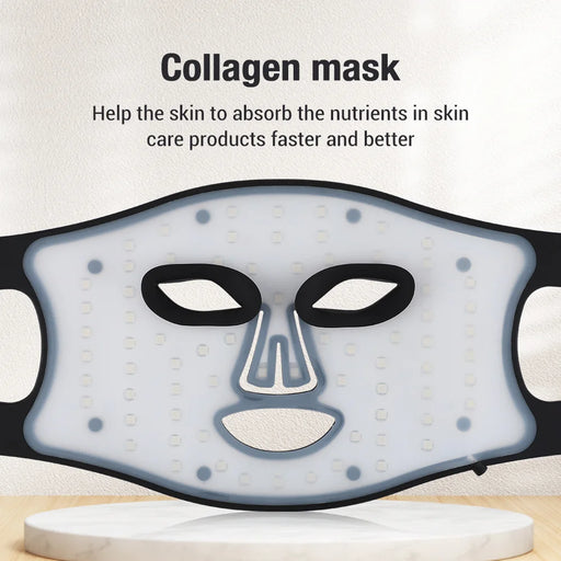 Close-up of Red Light Therapy Mask with 72 High-Quality Light Beads for Deep Skin Rejuvenation