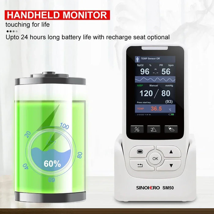 Portable Patient Monitor for Adults, Kids, and Vets