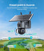 4K 8MP Solar Camera with WIFI and Outdoor Dual Lens