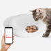 WiFi-enabled pet feeder with programmable feeding times and portion control