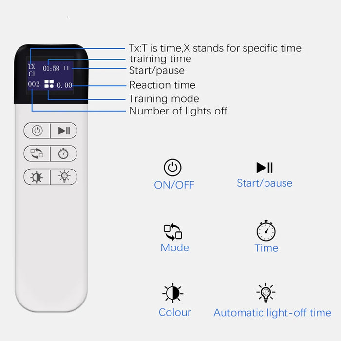 Reflective Speed Training Lights in purple for sync mode