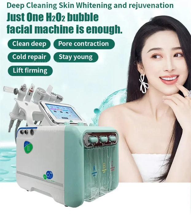 Portable 7-in-1 Skin Care Machine with Deep Cleaning System