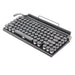 Wireless Vintage Mechanical Keyboard with Blue Switches and 7-Color RGB Backlighting