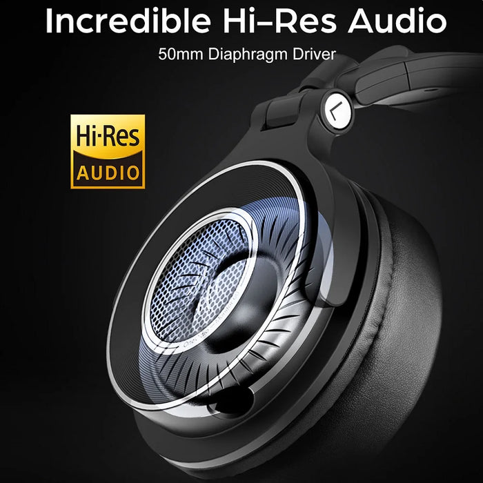 Hi-Fi Wired Studio Headphones with Memory Foam Cushions