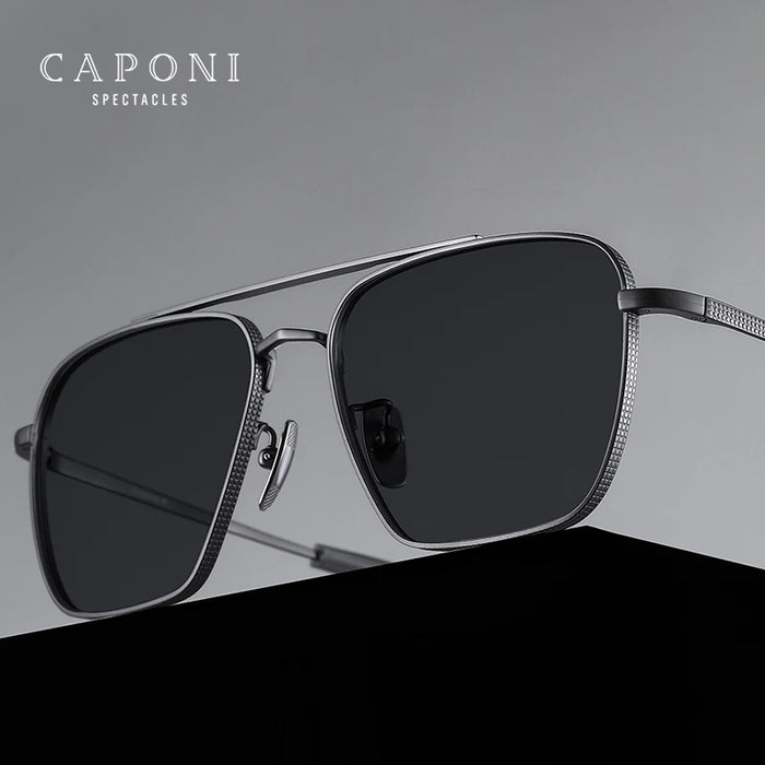Polarized Outdoor Sunglasses with Gray Photochromic Lens