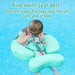 Baby swimming float ring designed for infants and toddlers in green