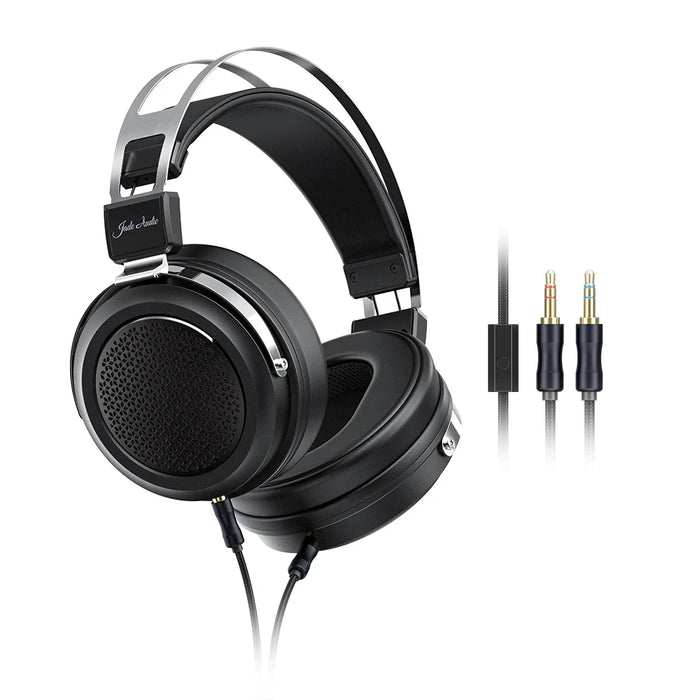 Studio Over-Ear Wired Headphones with Mic & 50mm Drivers