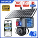 4K 8MP Solar Camera WIFI Outdoor with Dual Lens and Humanoid Tracking