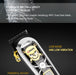 Adjustable cutting length hair clipper with ergonomic design