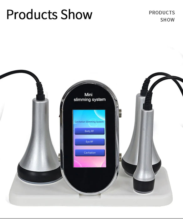 Body contouring and cellulite reduction machine in Silver