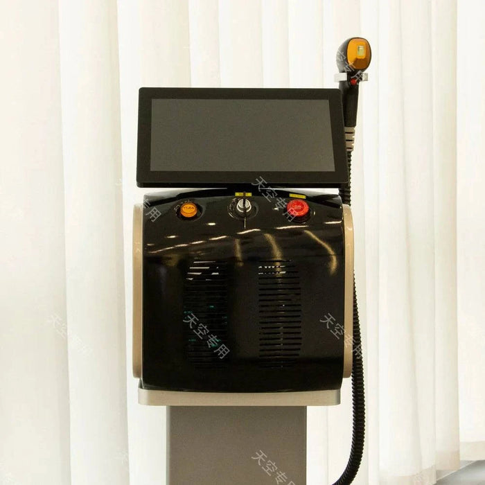 Portable 755nm, 808nm, and 1064nm diode hair removal machine with Ice Platinum technology for painless hair removal
