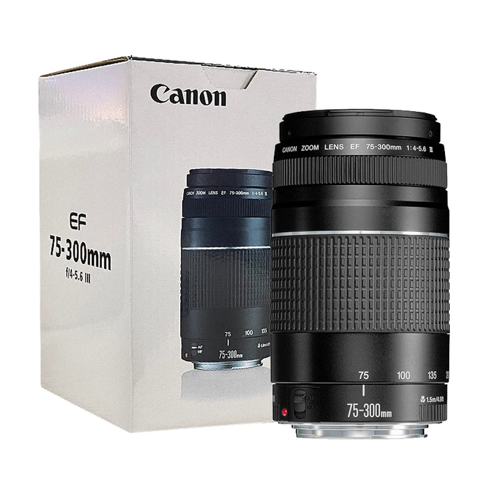 Telephoto Zoom Lens 75–300mm f/4–5.6 for Full Frame & APS-C DSLRs Yes packaging NEW