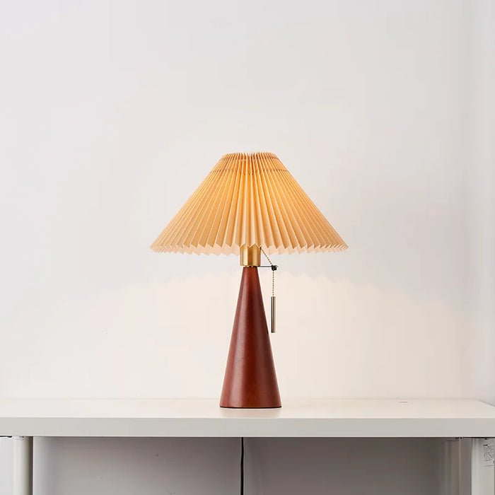Decorative Wooden Desk Lamp for Bedroom or Study
