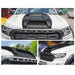 Black bonnet scoop hood cover protector with Ford Ranger Raptor logo