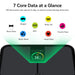 Digital body fat scale with smart TFT color screen and heart rate monitoring