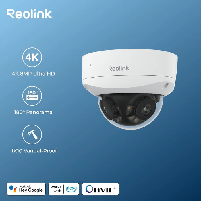 16MP Smart Outdoor IP Camera with Motion Detection