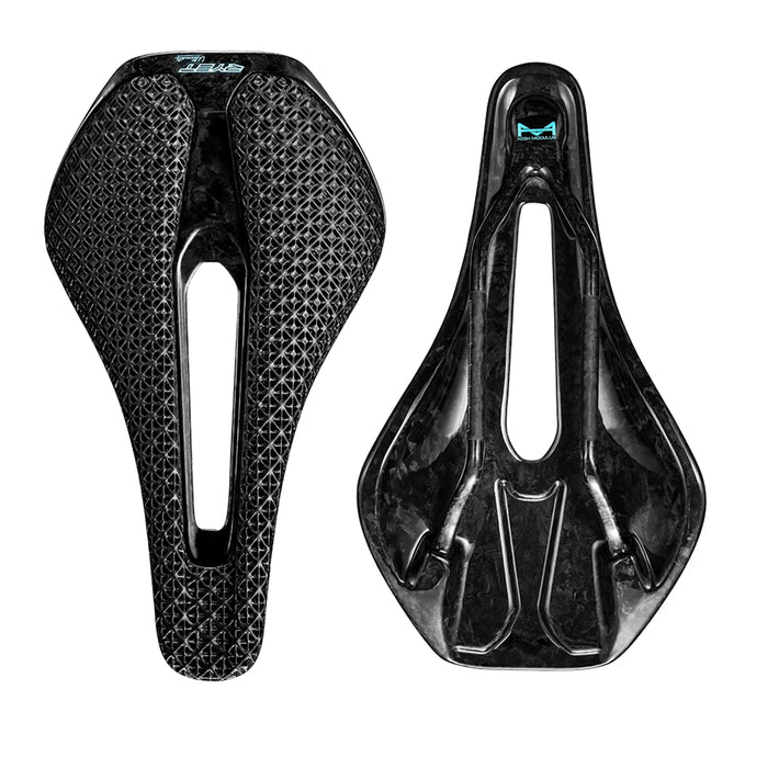 Aerodynamic Profile: EVA Finish Ultralight Carbon Bicycle Saddle 105g for MTB and Road Bike