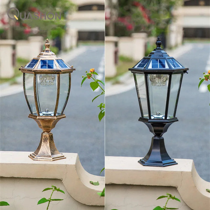 Durable Aluminum Solar-Powered Outdoor Spotlight