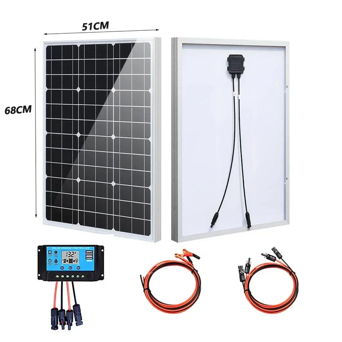 1000W 18V Rigid Solar Panel for Camping or Home