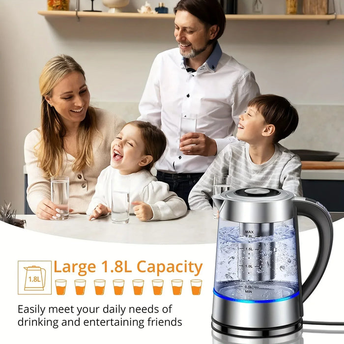 1.8L Electric Kettle with 12 Temps and 24H Keep Warm