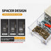 Space-saving and modular stackable design for efficient organization