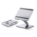 Single Foldable Laptop Stand, Vertical Holder for MacBook, PC, Tablet, Adjustable Support, Portable