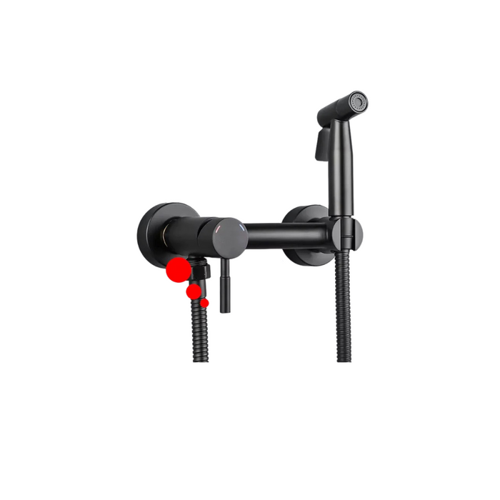Stainless Steel Bidet Spray Gun, Hot Cold Dual Control