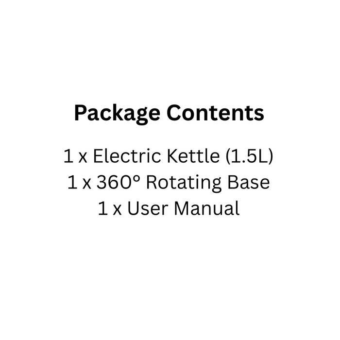 1.5L Electric Kettle 1500W Stainless Steel with Thermometer
