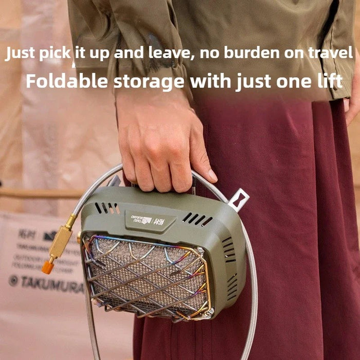 Compact Butane Stove for Outdoor Heating